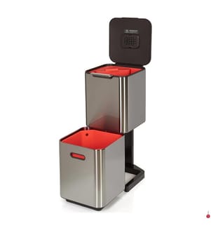 Totem Compact Waste Separation and Recycling Unit - 40 liters - STEEL