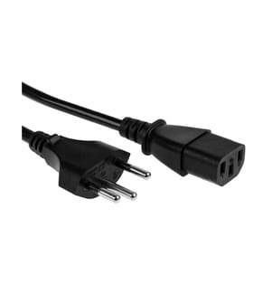 FURBER.POWER - Netzkabel C13-T12 5.0 m Schwarz