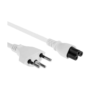 FURBER.POWER - Netzkabel C5-T12 3.0 m Weiss