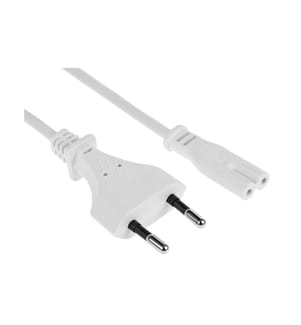 FURBER.POWER - Netzkabel C7-T26 1.8 m Weiss
