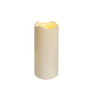 STAR TRADING - Bougie LED Pilier Paul Ø 10 x 23 cm, Beige