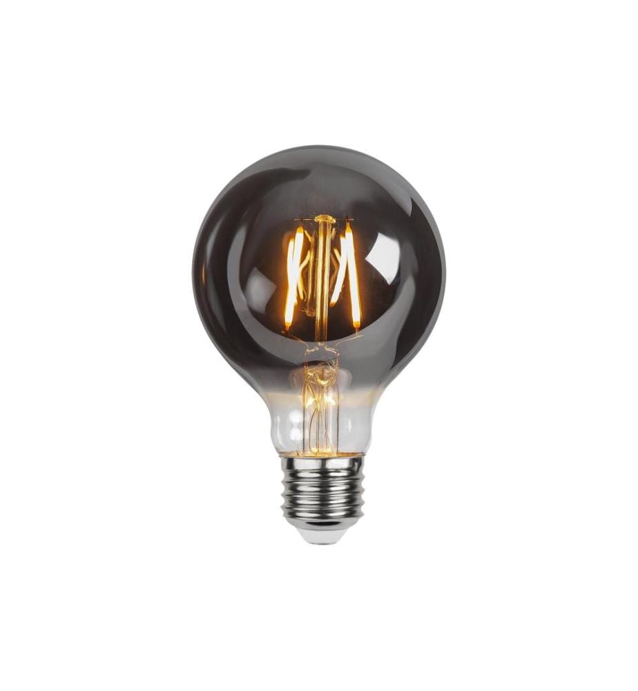 STAR TRADING - Lampe Plain Smoke G80 1.8 W (15 W) E27 Blanc chaud