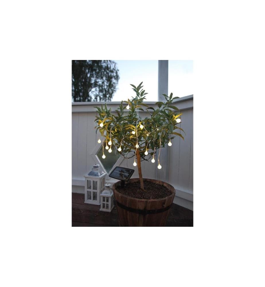 STAR TRADING - Guirlande lumineuse Globini 475 cm, Transparent