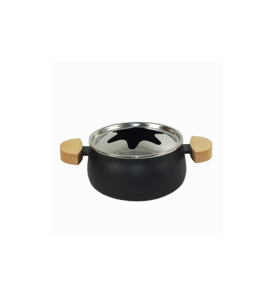 KELA - Fleischfondue-Set Natura 23 Teile, Schwarz