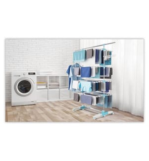 Familya Dryer - 92x166cm - Grey and Blue