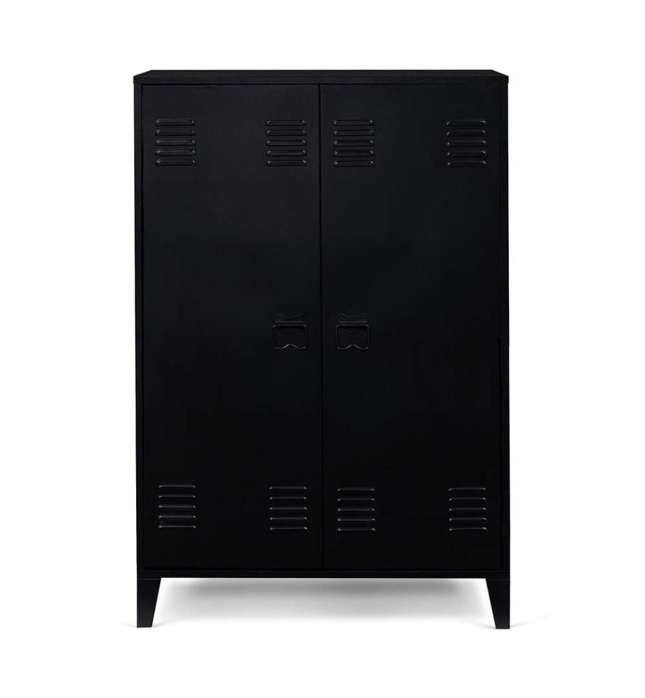 Storen Low Cabinet 75 x 33 x 110 cm - Black