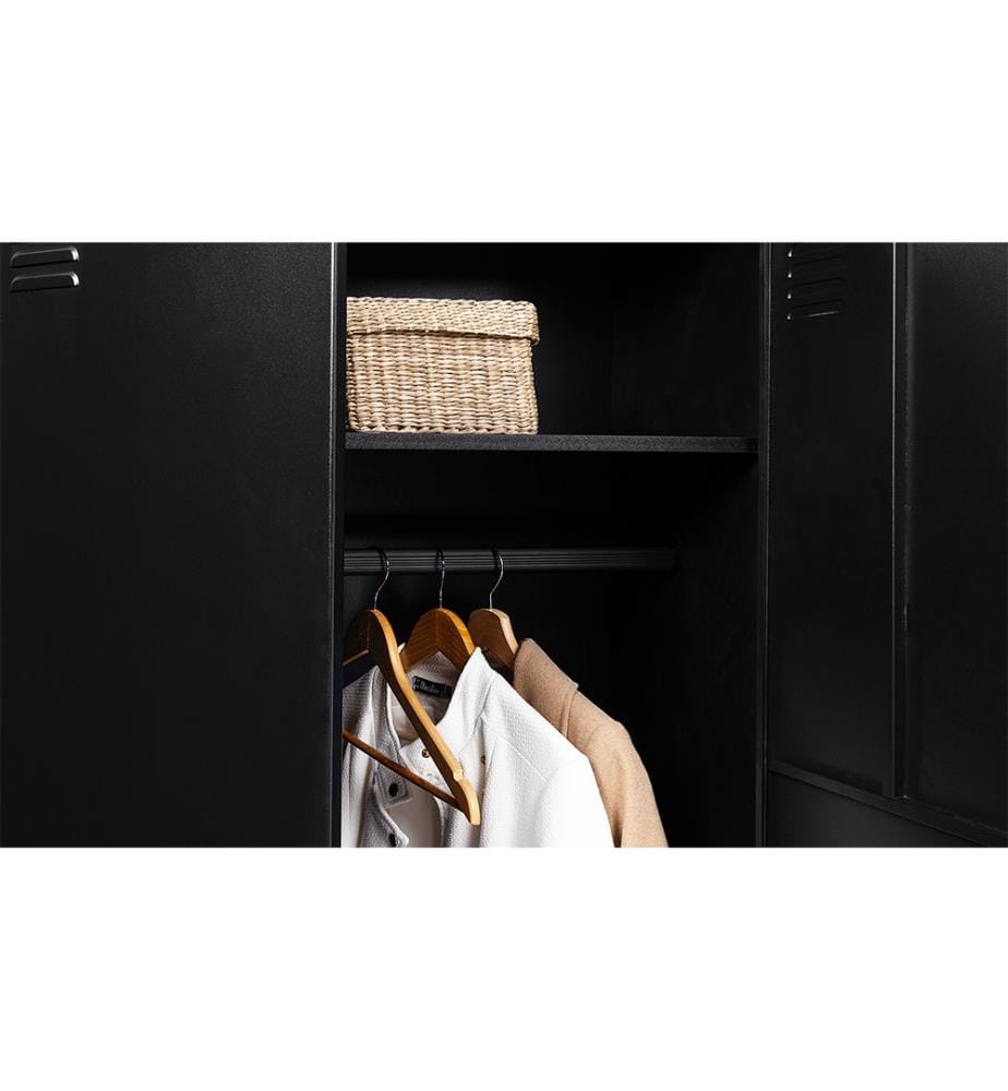 Storen Wardrobe 76 x 48 x 170 cm - Black
