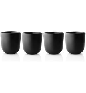 EVA SOLO - Gobelet à café Nordic Kitchen 250 ml, 4 Pièce/s, Noir