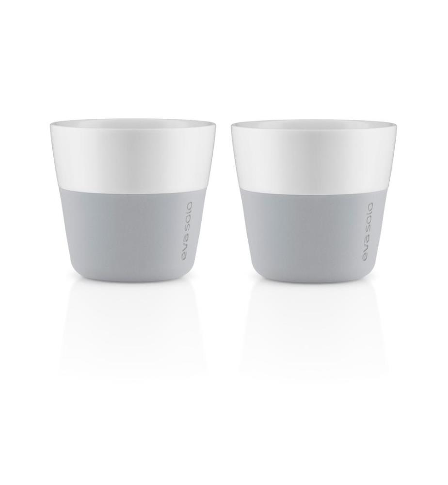 EVA SOLO - Kaffeebecher 230 ml, 2 Stück, Hellgrau/Weiss
