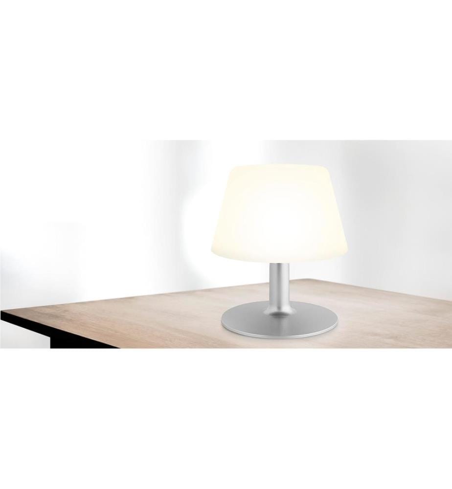 EVA SOLO - Lampe de table SunLight Lounge blanc mat/ argent