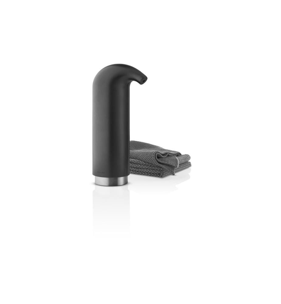 EVA SOLO - Distributeur de savon avec pompe cachée 18 ml, Noir mat