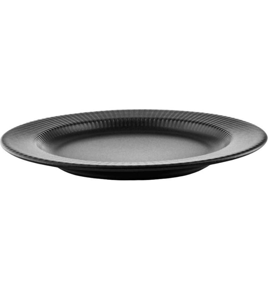 EVA SOLO - Assiette non décorative Legio Nova 25 cm, 4 Pièce/s,Noir
