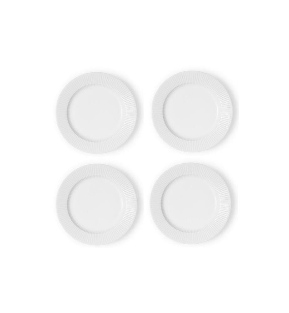 EVA SOLO - Assiette non décorative Legio Nova Ø 25 cm, 4 Pièce/s, Blanc