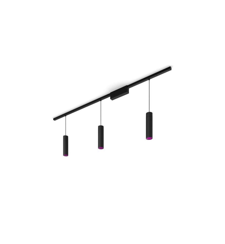 PHILIPS HUE - Perifo Basis-Set 3er Lampe à suspendre noire