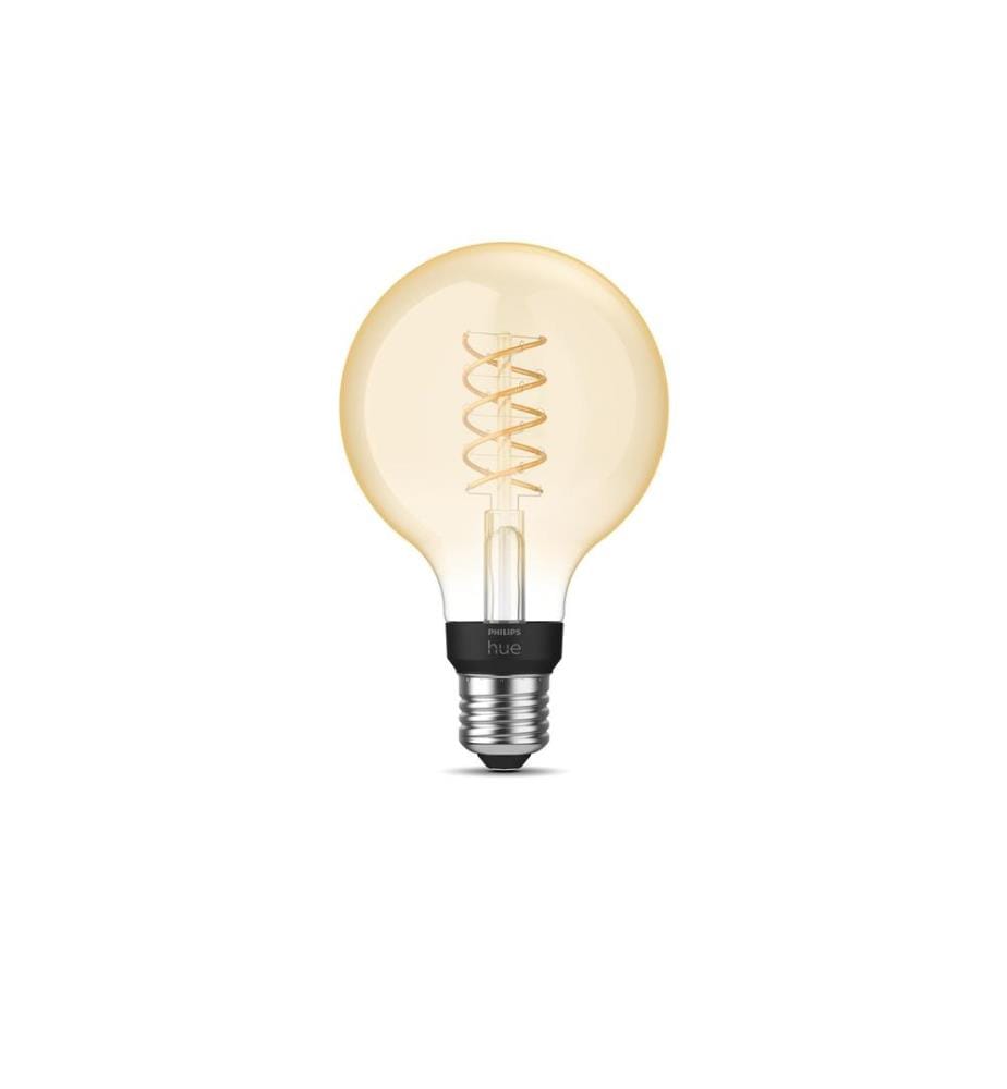 PHILIPS HUE - White E27 Einzelpack Globe Filament 550 lm