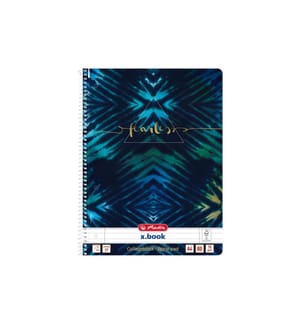 HERLITZ - Bloc-notes à spirale Nouveau Baltik Fearless Ligné, 80 feuilles, A4
