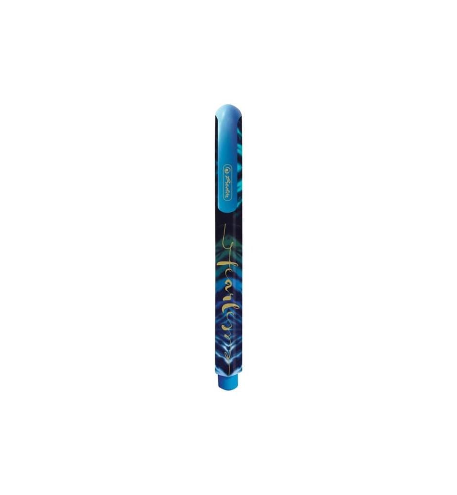 HERLITZ - Füllfederhalter New Batik Fearless Medium (M), Blau