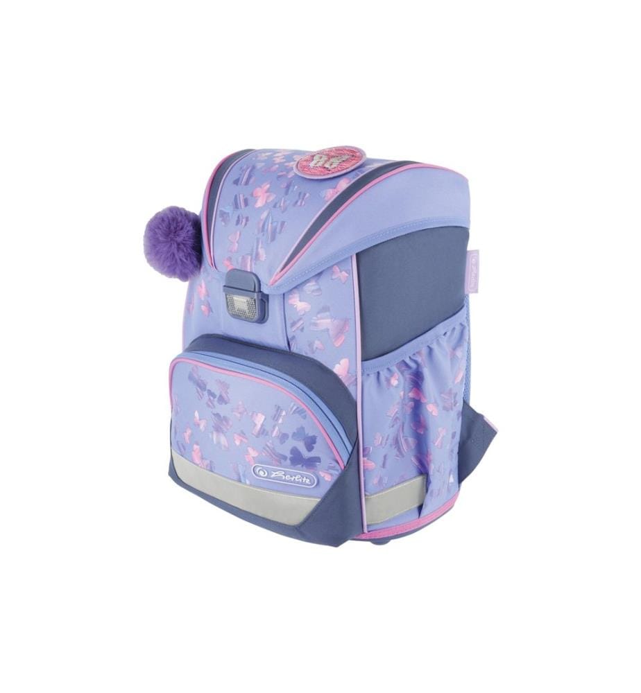 HERLITZ - Cartable UltraLight Plus Butterfly Set de 4 pièces