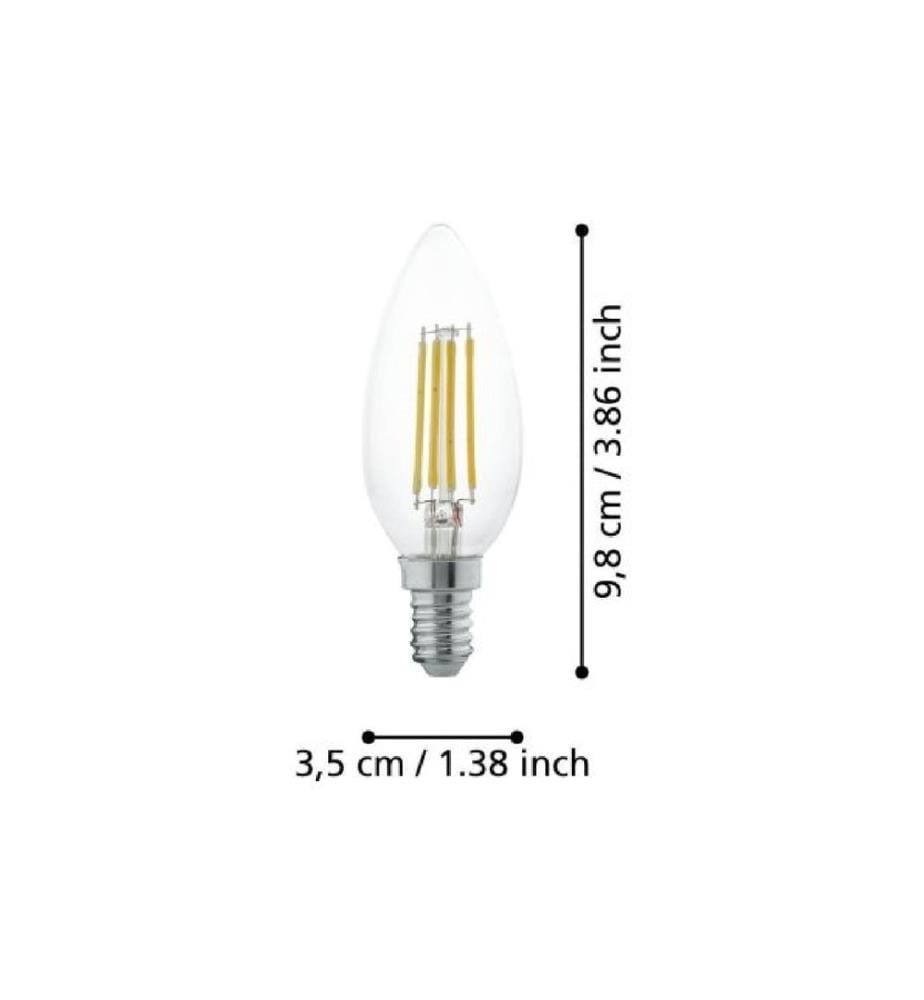 EGLO - Leuchten Lampe 4 W E14 Blanc chaud