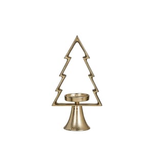 EGLO - Weihnachtswindlicht Tanne Mukayle 34 cm, Gold