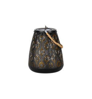 EGLO - Leuchten Laterne Solar, 22 cm, Gold/Schwarz