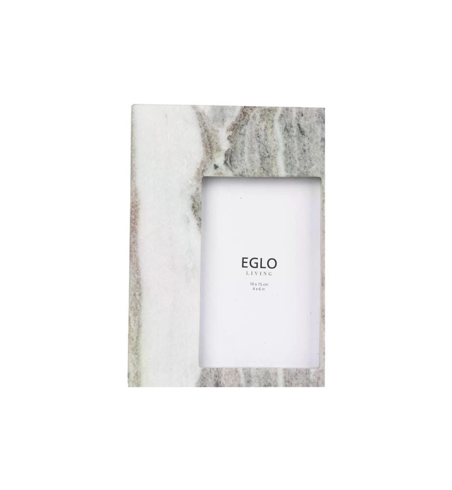 EGLO - Bilderrahmen Siayan Grau/Weiss, 4 x 6 cm