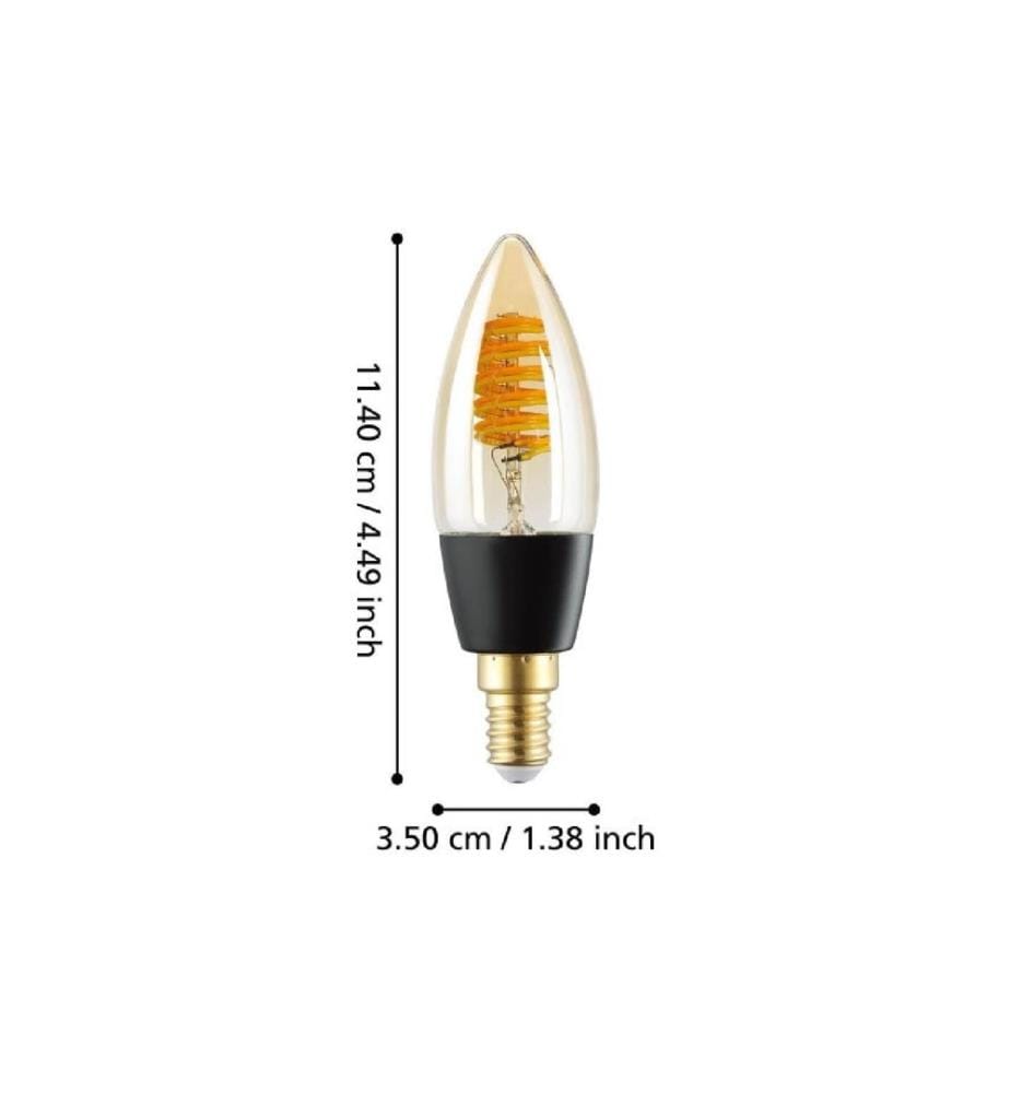 EGLO - Leuchten Lampe 4.9 W E14 Blanc chaud