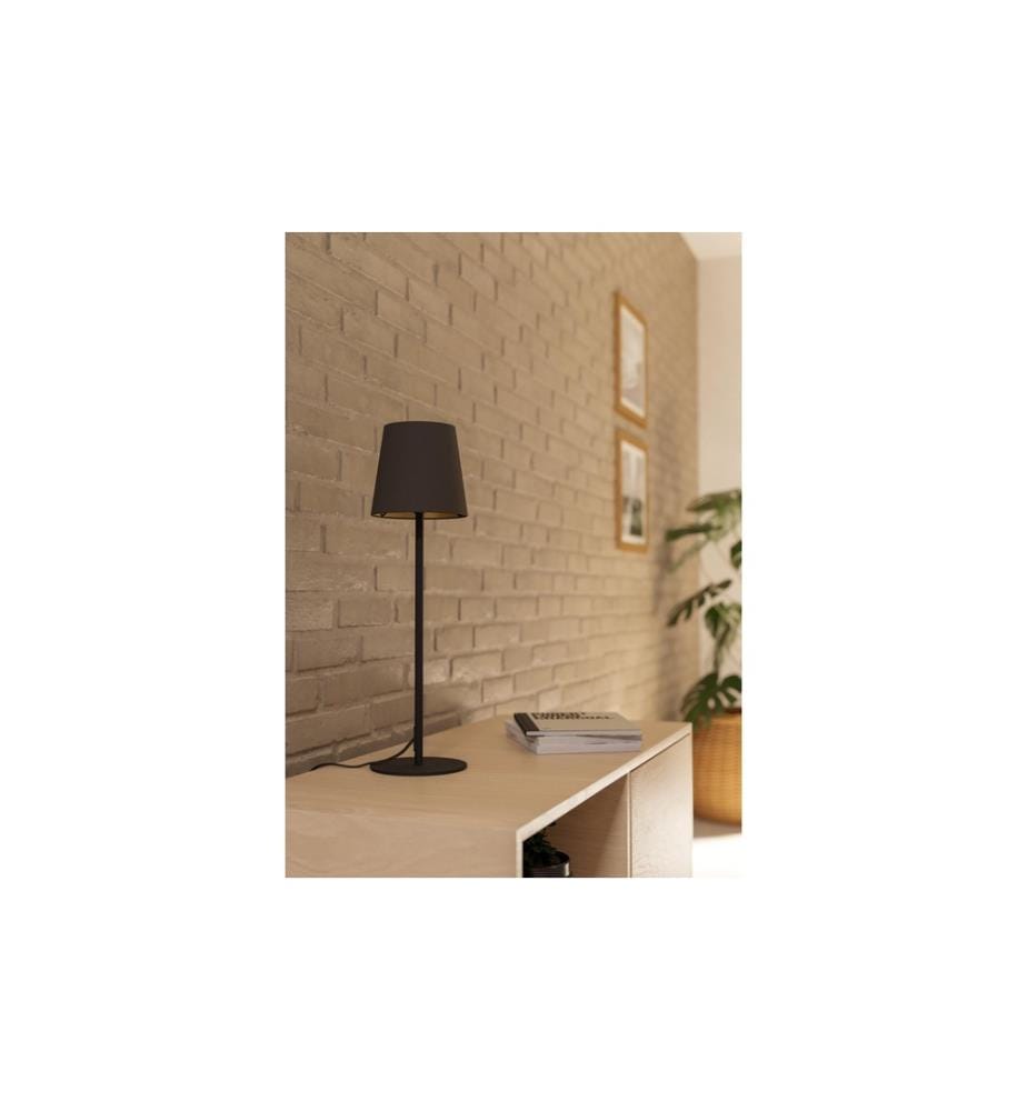 EGLO - Leuchten Lampe de bureau FIORANA marron excl. E14 1x40W