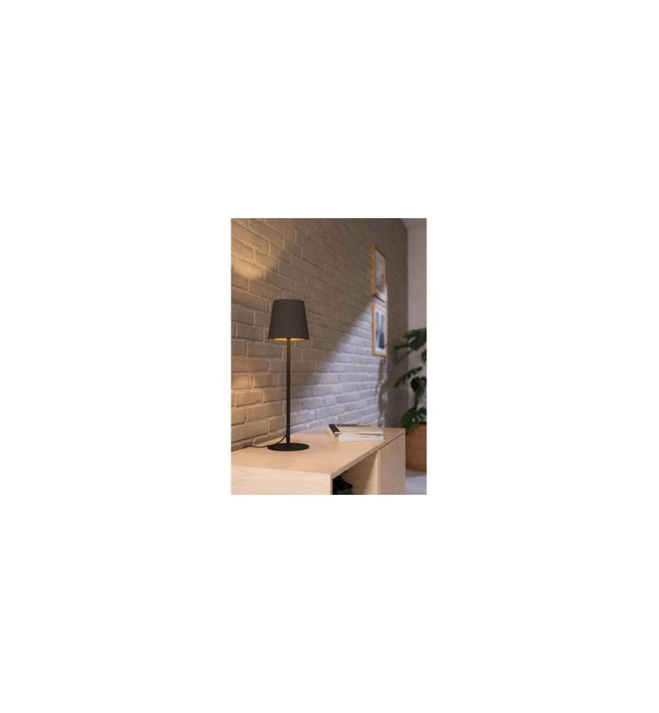 EGLO - Leuchten Lampe de bureau FIORANA marron excl. E14 1x40W