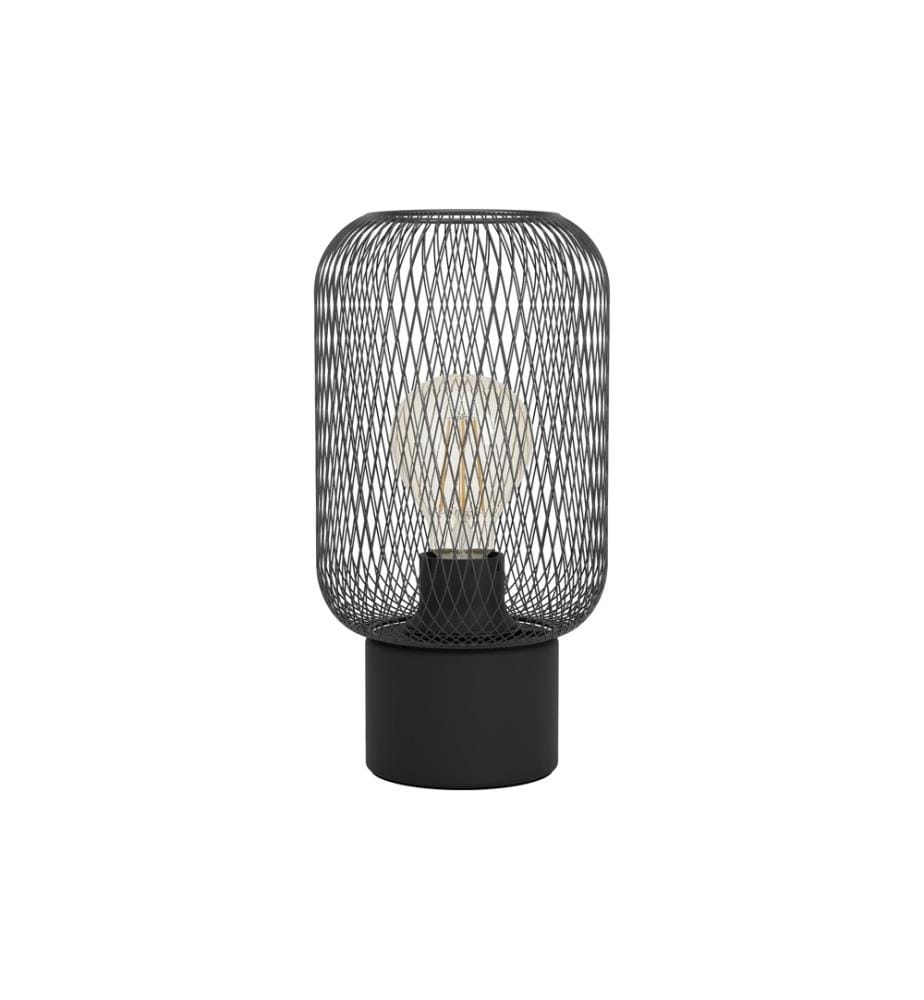 EGLO - Leuchten Lampe de bureau WRINGTON noir excl. E27 1x60W
