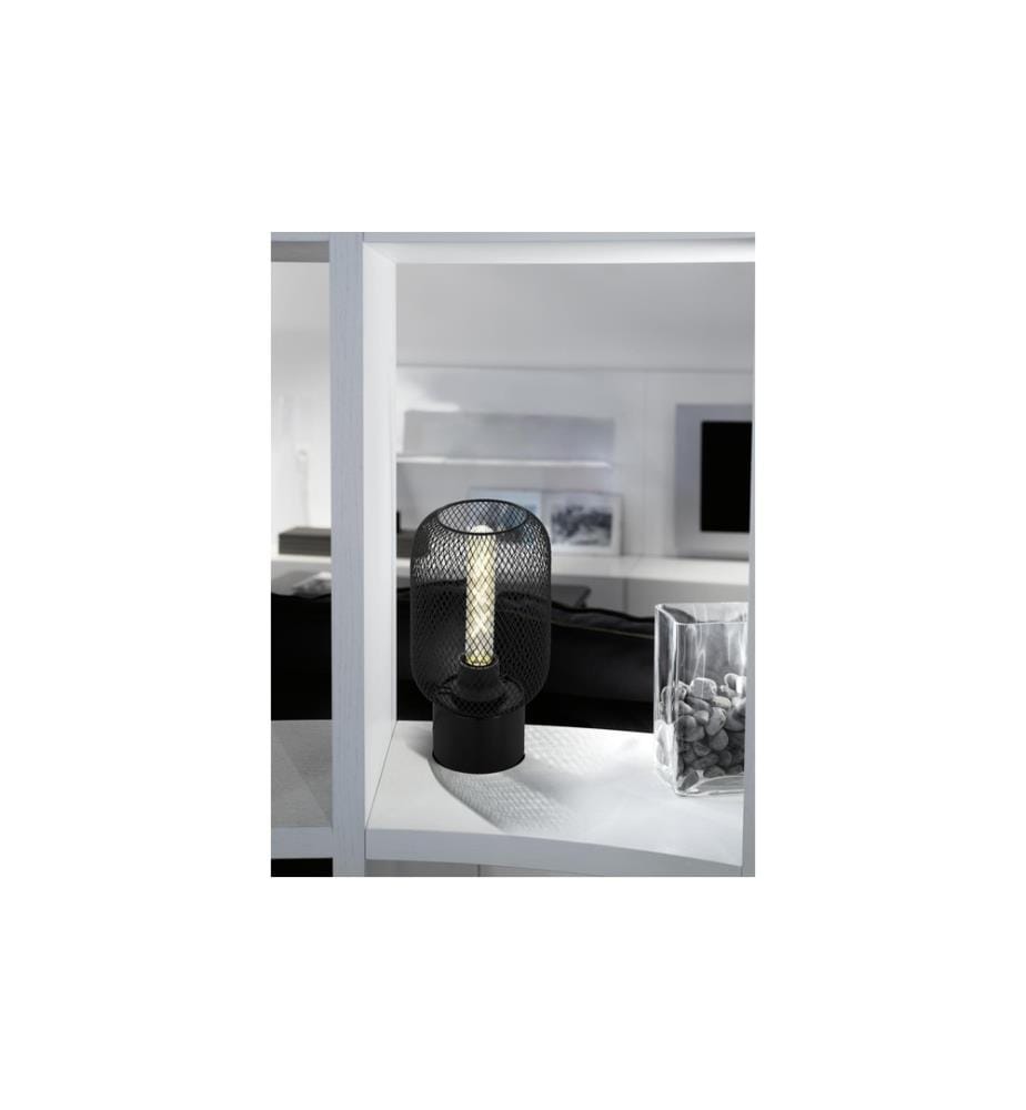 EGLO - Leuchten Lampe de bureau WRINGTON noir excl. E27 1x60W