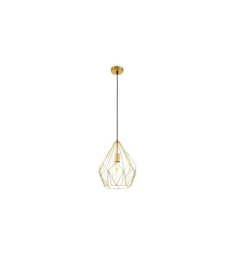 EGLO - Leuchten Lampe suspendue CARLTON 1x E27 Or