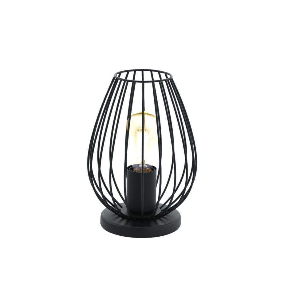 EGLO - Leuchten Lampe de bureau NEWTOWN 1x E27 Noir