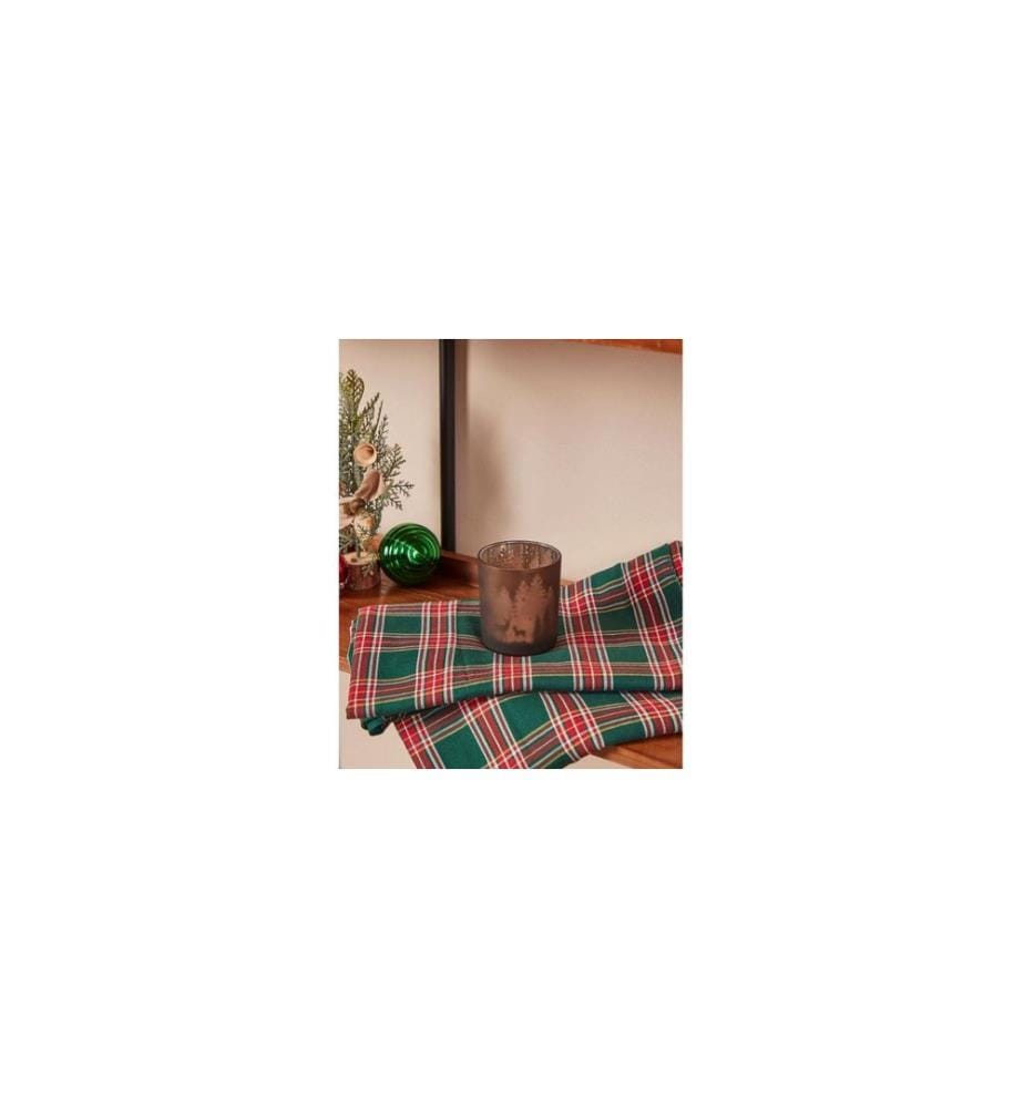 EGLO - Winterlandschaft Lukut 10 cm Dunkelbraun, Glas