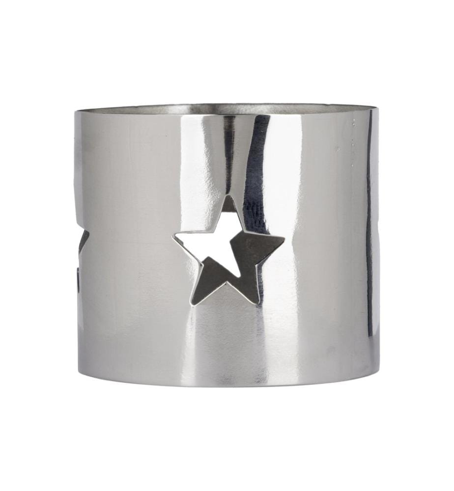 EGLO - Rond de serviette Étoile Argent