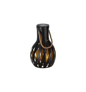 EGLO - Leuchten Laterne Solar, 27 cm, Schwarz/Gold