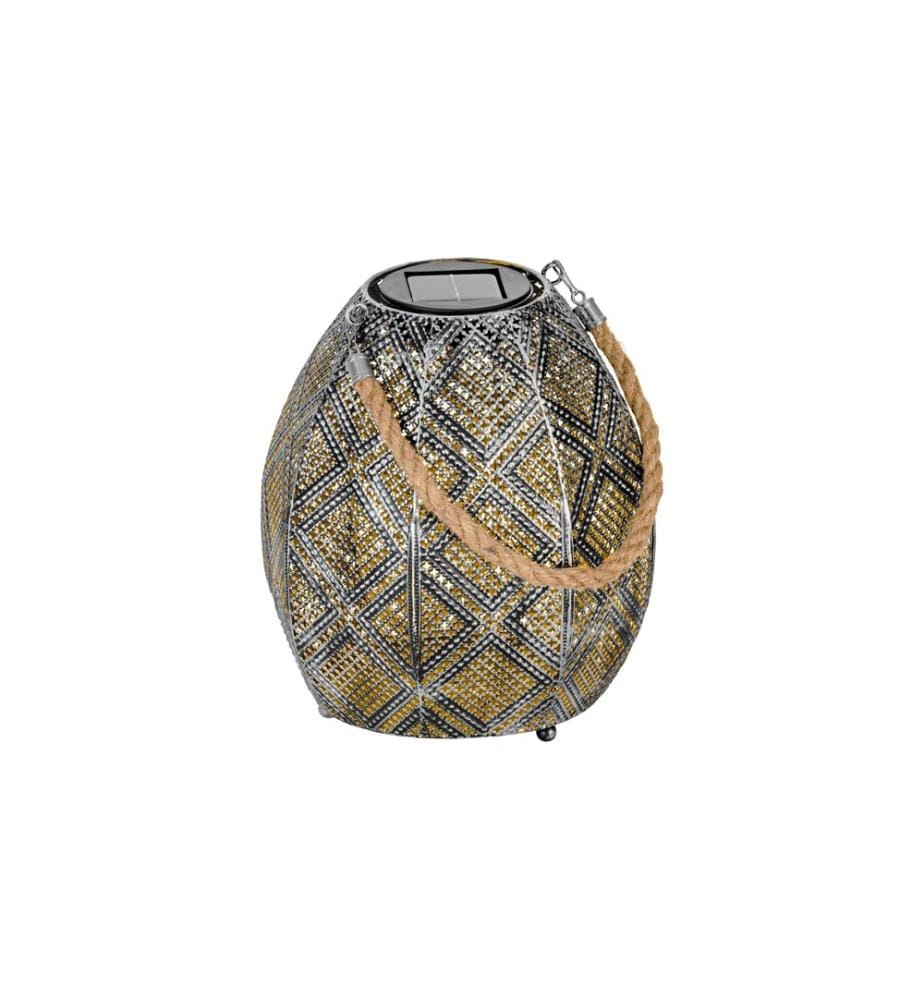 EGLO - Leuchten Laterne Solar Antic, 33.5 cm, Silber