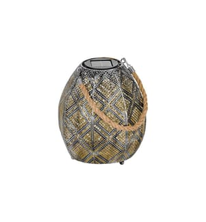 EGLO - Leuchten Laterne Solar Antic, 33.5 cm, Silber
