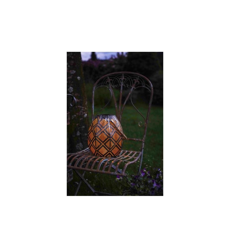 EGLO - Leuchten Laterne Solar Antic, 33.5 cm, Silber