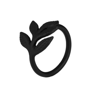 EGLO - Rond de serviette Janapur 5.5 x 4.3 cm, noir