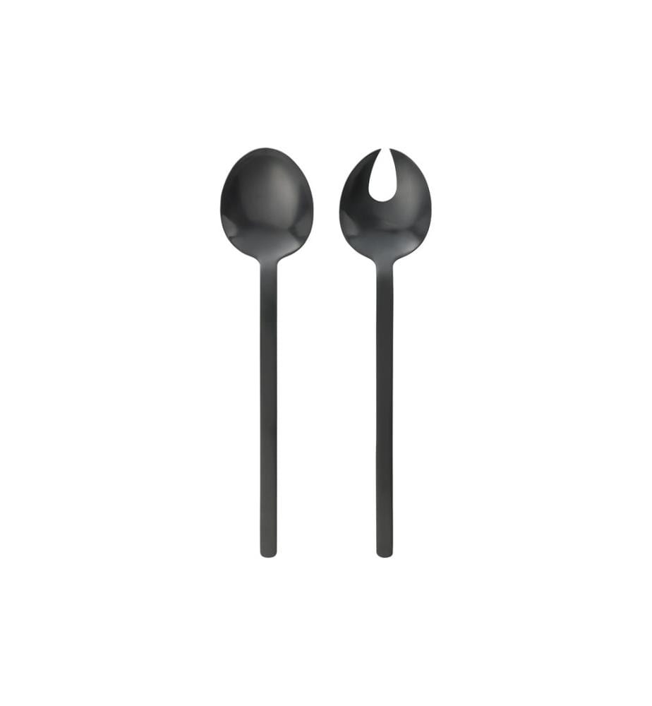 EGLO - Couverts à salade Seoni 2 pièces, noir mat