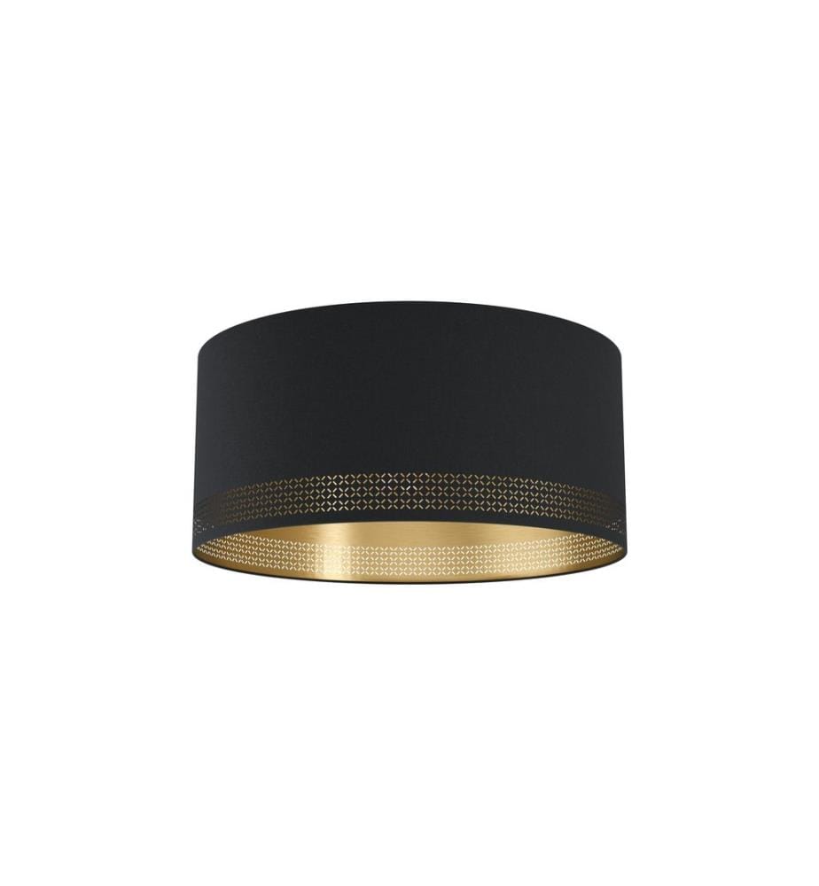 EGLO - Leuchten Plafonnier ESTEPERRA 1x E27, Noir/Or