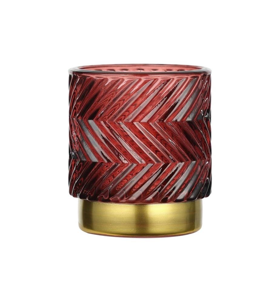 EGLO - Windlicht Bezamby Dunkelrot/Gold