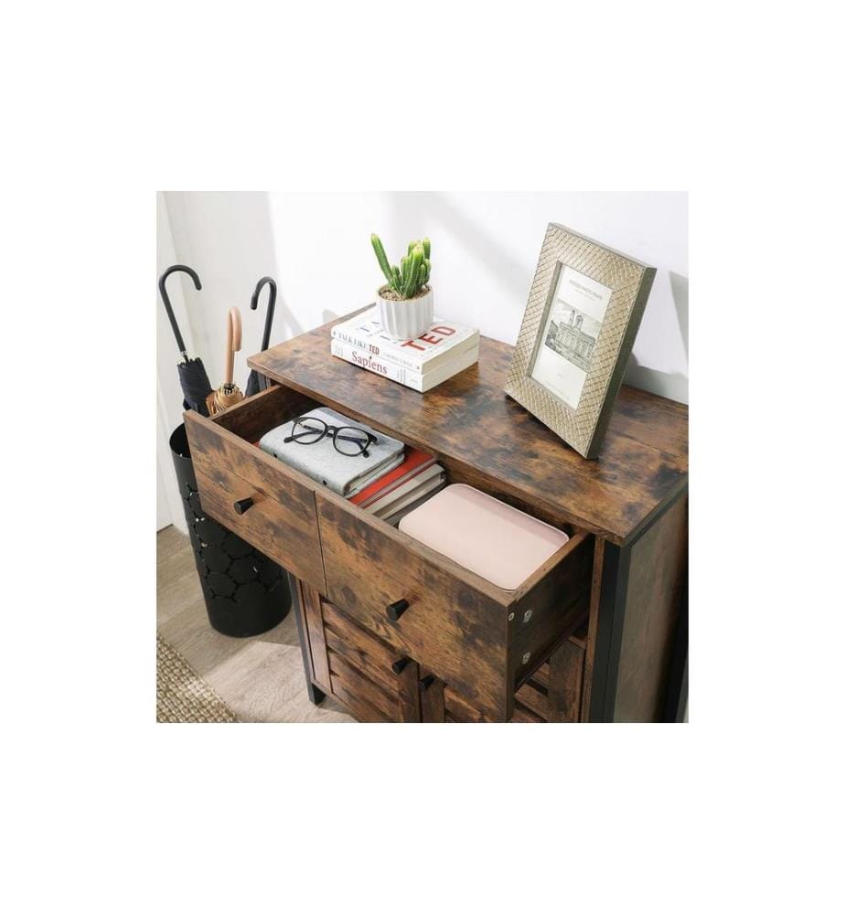 VASAGLE - Commode 80 x 68.6 cm, Brun