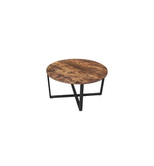 VASAGLE - Table basse 88 x 47 cm, Brun/Noir