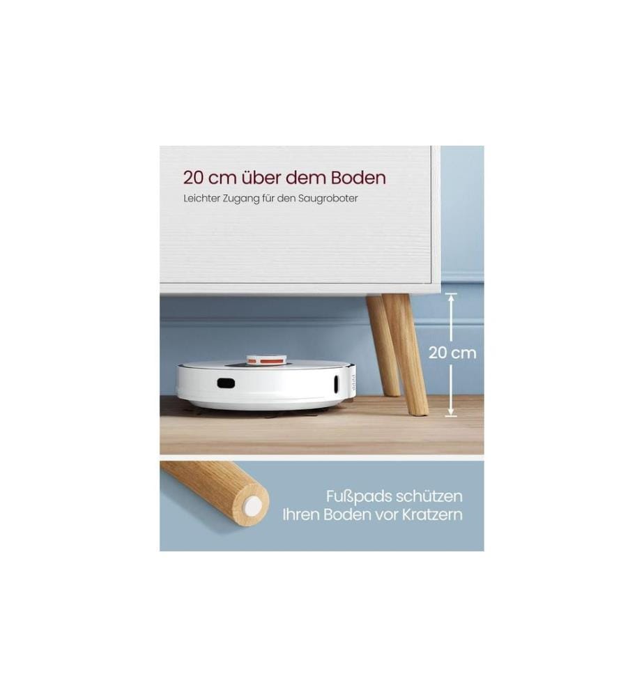 VASAGLE - TV-Möbel Skandinavisch 110 x 40 cm, Weiss