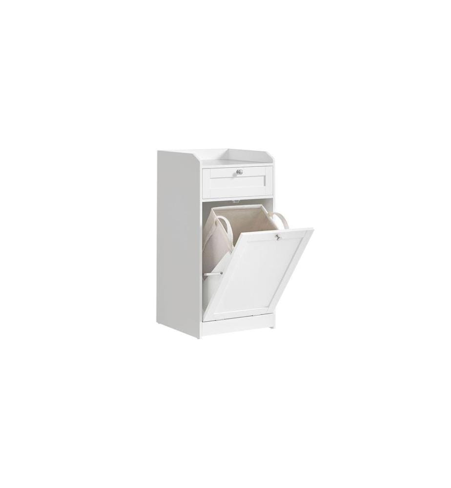 VASAGLE - Badezimmerregal 40 x 80.2 cm, Weiss