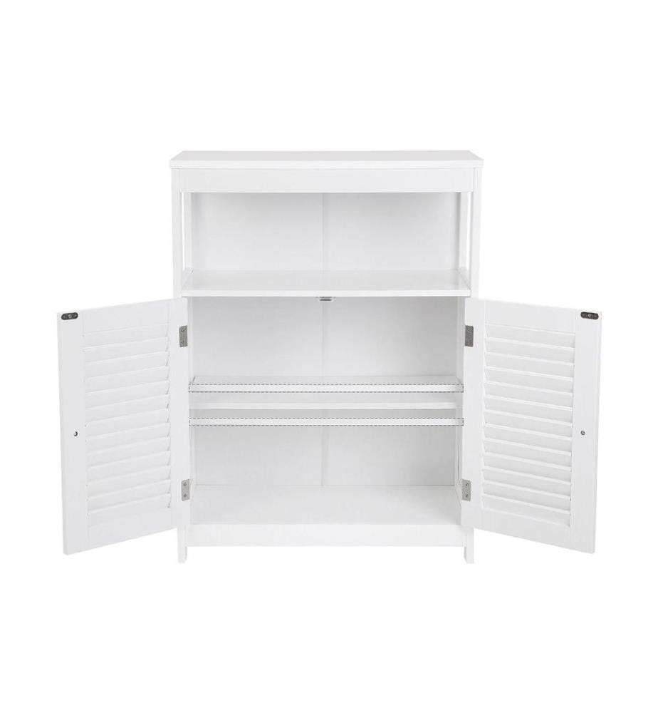 VASAGLE - avec double porte 60 x 80 cm, Blanc