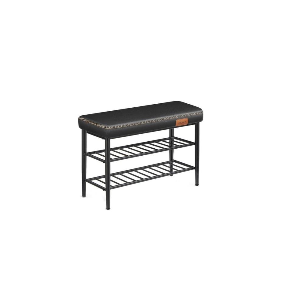 VASAGLE - Schuhorganizer Ekho 80 x 50 cm, Schwarz