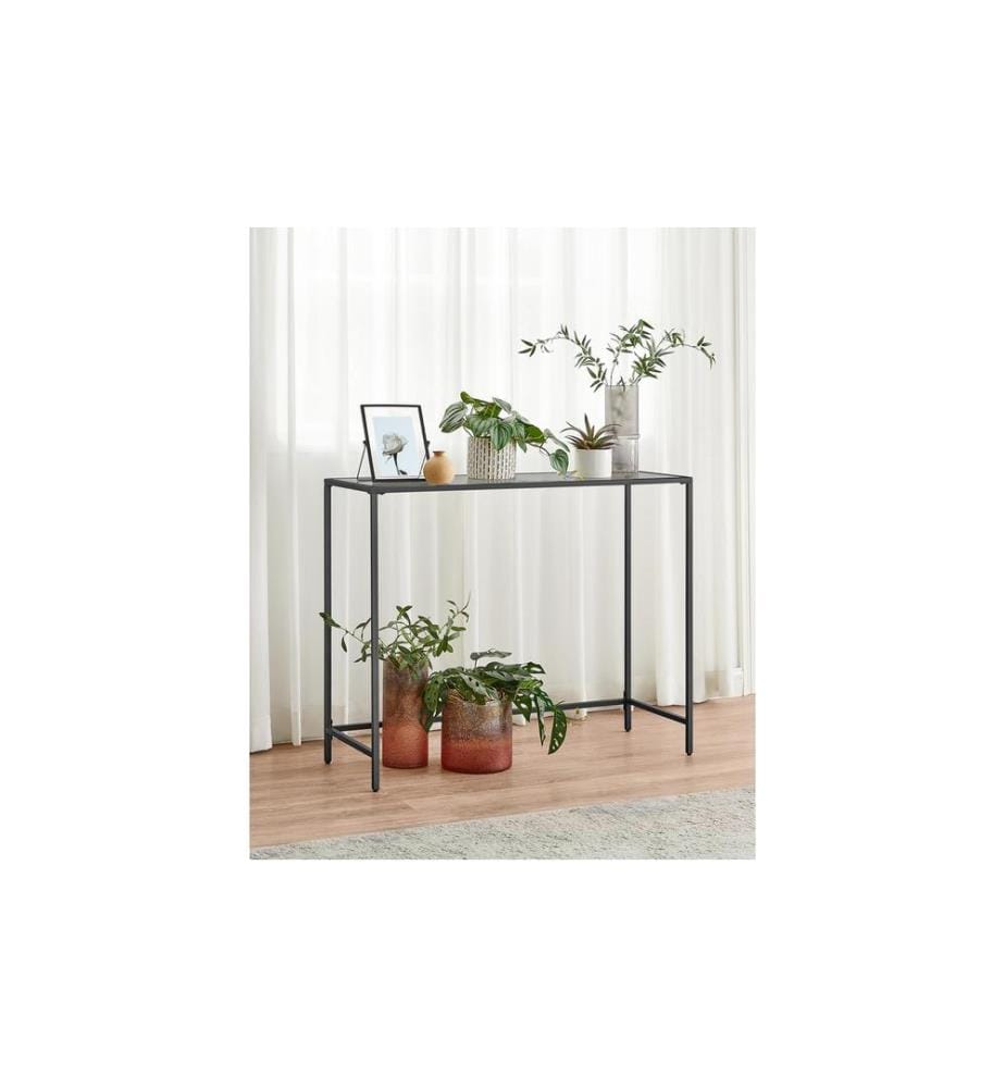 VASAGLE - Table console 100.5 x 80 cm, Noir